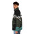 Monster Bouquet Puffer Jacket with Floral Bouquet Design - men side left