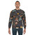 Dark forest mushrooms pattern sweatshirt - men