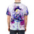 Genshin Impact Qiqi anime-style T-shirt featuring a watercolor art design - men back