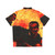 Retro Action Movie Inspired Hawaiian Shirt - Back