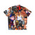 Retro Action Heroes Hawaiian Shirt - Back