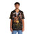 Retro 90s TMNT Hawaiian Shirt featuring Teenage Mutant Ninja Turtles characters - People Front