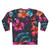 Tropical bioluminescent Hawaiian pattern sweatshirt - Back