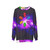 Infinity stones galaxy sweatshirt with space and Marvel design - hanging