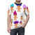 Vibrant 90s-inspired t-shirt featuring a retro troll doll design with rainbow hair and gems - men front