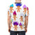 Vibrant 90s-inspired t-shirt featuring a retro troll doll design with rainbow hair and gems - men back
