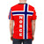 Norwegian flag printed on a high-quality t-shirt, showcasing national pride - men back