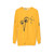 Vintage dandelion flight sweatshirt design - hanging