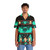 Pixel art Hawaiian shirt with winter fantasy design - People Front