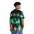 Pixel art Hawaiian shirt with winter fantasy design - People Back