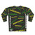 Dancehall-inspired sweatshirt with Jamaican colors and reggae music symbols - Back