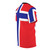 Patriotic t-shirt featuring the Norway flag, perfect for fans of the country and sports enthusiasts. - men right
