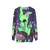 Space Alien Galaxy Rainbow Sweatshirt - hanging
