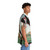 Vertigo movie inspired Hawaiian shirt with black and white illustration art - People Pight