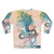 Journeying Spirit Ermine Sweatshirt with Psychedelic Nature Motif - Back