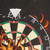 Flaming skull dartboard Hawaiian shirt with fire print and skull design - Detail