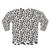 Dalmatian pattern abstract sweatshirt - Back