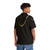 Stylish gold chain detail on a vibrant Hawaiian shirt - People Back