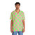 Pink and green checkered y2k pattern hawaiian shirt - People Front