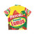 Pineapple Lumps Hawaiian Shirt featuring iconic New Zealand candy - Back