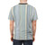 A vibrant, abstract t-shirt design inspired by the colorful, expressive art of acclaimed painter Gene Davis. - men back