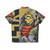 Fl4k Hawaiian Shirt - Borderlands Inspired Robot Character Apparel - Back