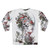 Immortal fantasy sweatshirt with surreal skull and floral design - Back