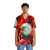 Vibrant phoenix Hawaiian shirt with tropical floral and bird design - People Front