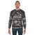 Dark sweatshirt with particle tracks design for physics and science enthusiasts - men