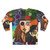 Johnny Depp movie characters collage sweatshirt - Back