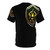 Triforce inspired graphic t-shirt featuring the iconic Zelda video game symbol - Back