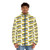 Bright yellow puffer jacket on sale at Tesco, a budget-friendly winter fashion find - men front