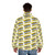 Bright yellow puffer jacket on sale at Tesco, a budget-friendly winter fashion find - men back