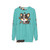 Tricolor Corgi with Bee Print Sweatshirt - hanging