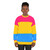 Pansexual pride flag sweatshirt for gender non-conforming individuals - women