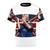 Painted AOP T-shirt with Impression of Football Player Paul Gascoigne