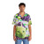 Glorp Handmade Green Alien Collage Hawaiian Shirt - People Front