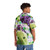 Glorp Handmade Green Alien Collage Hawaiian Shirt - People Back
