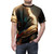 Detailed painting of an Assassin's Creed character on a high-quality t-shirt - men front