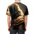 Detailed painting of an Assassin's Creed character on a high-quality t-shirt - men back