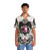 VALIS Hawaiian Shirt with Philip K. Dick inspired science fiction design - People Front