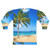 Tropical palm trees sweatshirt design