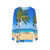 Tropical palm trees sweatshirt design - hanging