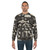 Paleontology Illustration Sweatshirt featuring fossils, dinosaurs, and skeletons - men