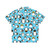 A colorful Hawaiian shirt featuring a variety of penguin species