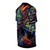 Vibrant, colorful psychedelic trippy t-shirt design featuring abstract dmt elf imagery - men right