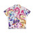 Colorful FIM Hawaiian shirt with Twilight Sparkle, Applejack, and other My Little Pony characters