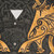 Fighting Fenrir Gold Norse Mythology Hawaiian Shirt - Detail