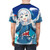 Hololive Vtuber Gawr Gura Anime T-Shirt with Cute Chibi Fanart Design - men back