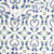 Pawprint Flower Heart Pattern Blue Hawaiian Shirt - Detail